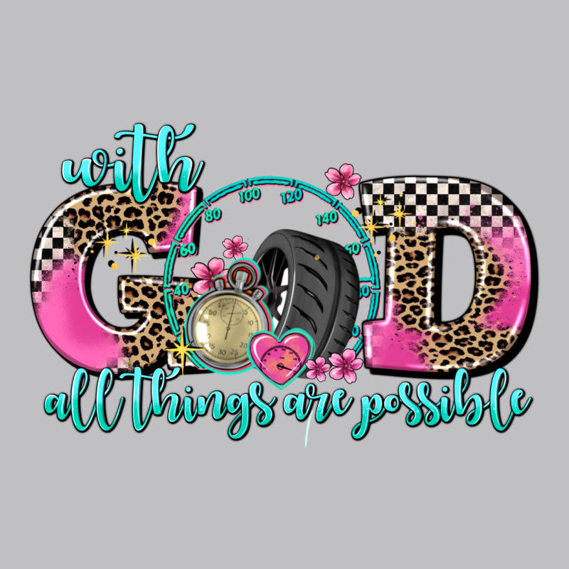 With God All Things Are Possible Race Long Sleeve Tee by AdoDesignShop | Teevron