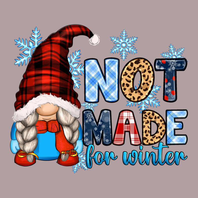 Not Made For Winter With Gnome Vintage Hoodie by Zillion Design Studio | Teevron