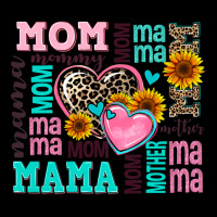 Mom Mama Mommy With Hearts Ladies Tee | Teevron