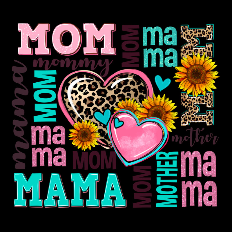 Mom Mama Mommy With Hearts Ladies Tee by AdoDesignShop | Teevron