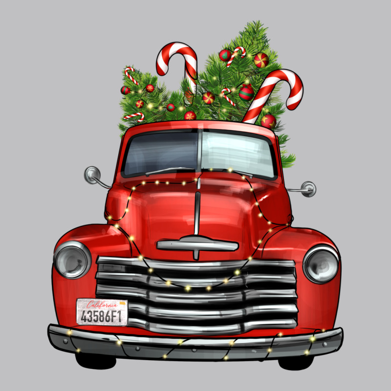 Christmas Trees Truck Long Sleeve Tee by FaDigitalArtStudio | Teevron