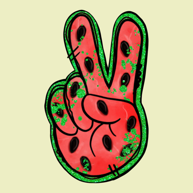 Watermelon Peace Sign Urban Hoodie by Jasminsmagicworld | Teevron