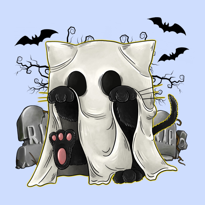 Ghost Cat Urban Heavy Tee by texasbilliewilder | Teevron