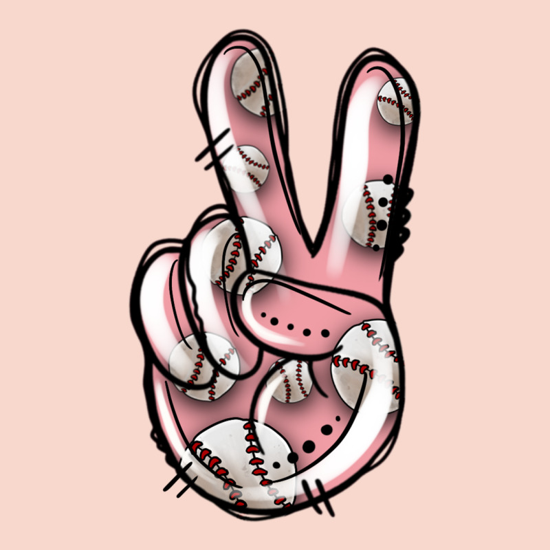 Baseball Peace Sign Urban Hoodie by Jasminsmagicworld | Teevron