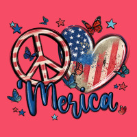 Peace Love 'merica Premium Sweatshirt | Teevron