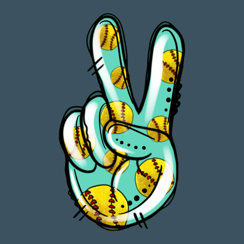 Softball Peace Sign Urban Hoodie by Jasminsmagicworld | Teevron