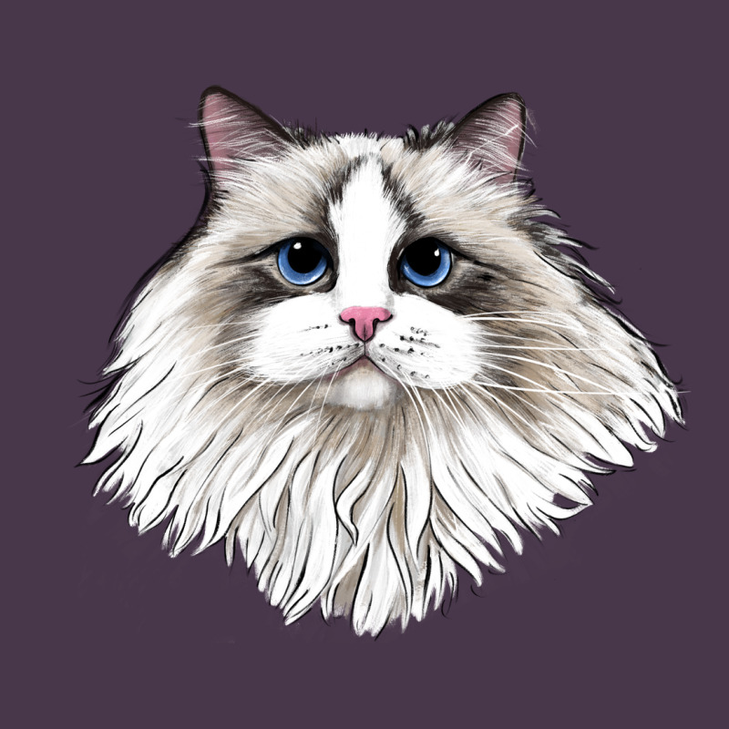 Ragdoll Face Cat Heavyweight Hoodie by LillyAllenDesigns | Teevron