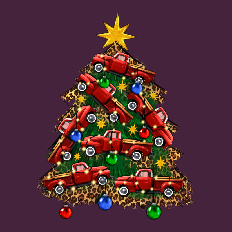 Christmas Truck Tree Long Sleeve Tee by FaDigitalArtStudio | Teevron