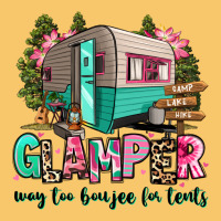Glamper Way Too Boujee For Tents 2 Vintage Hoodie | Teevron