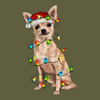 Chihuahua With Christmas Lights Vintage Tee | Teevron