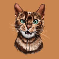 Bengal Cat Face Heavyweight Hoodie | Teevron