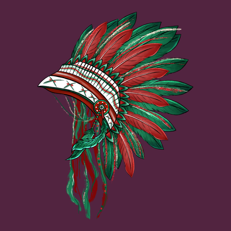American Flag Indian Headdress Urban Hoodie by BarkalooDesign | Teevron
