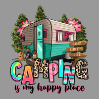 Camping Is My Happy Place Vintage Hoodie | Teevron