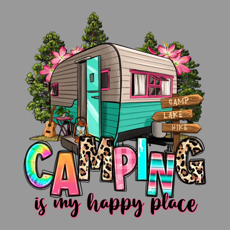 Camping Is My Happy Place Vintage Hoodie by RanaPortraitStore | Teevron
