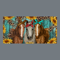 Horses With Leopard And Sunflowers Heavyweight Sweatshirt | Teevron