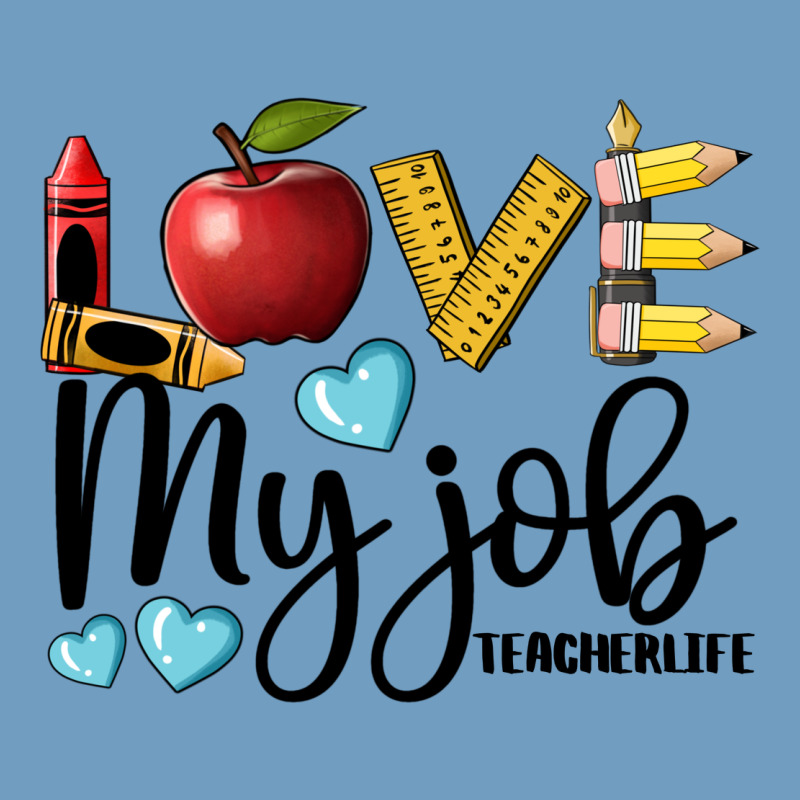 Love My Job Teacher Life Urban Heavy Tee by BarkalooDesign | Teevron