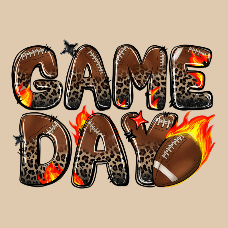 Game Day Football Leopard Heavyweight Sweatshirt by Zillion Design Studio | Teevron