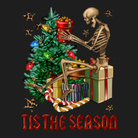 Skeleton Tis The Season Classic Tee | Teevron