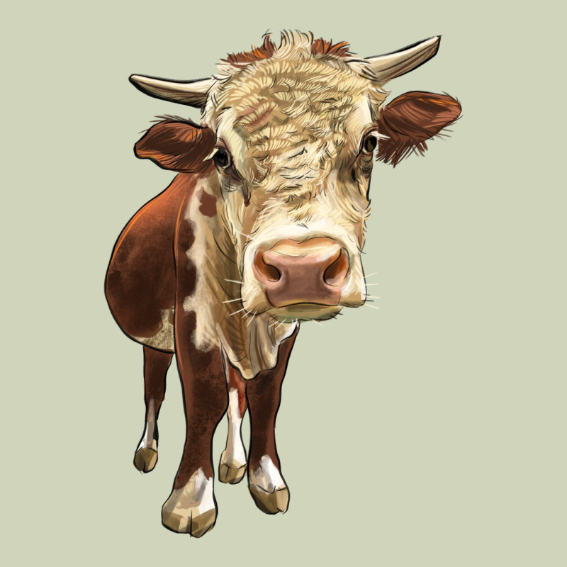 Hereford Heifer Heavyweight Hoodie by LillyAllenDesigns | Teevron