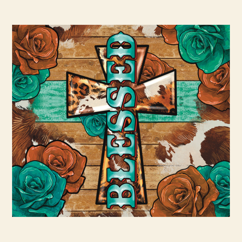 Blessed Cross Vintage Tee by BarkalooDesign | Teevron
