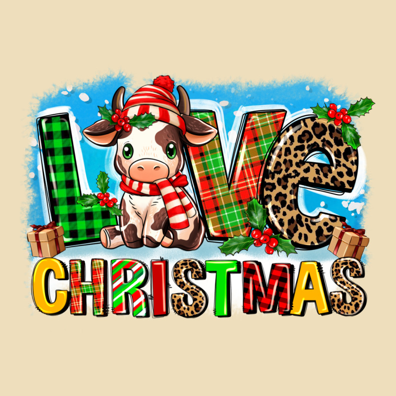 Love Christmas Cow Premium Hoodie by MaliasSmallBusiness | Teevron