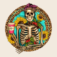Western Skeleton Coffee Sunflowers Zipper Hoodie | Teevron
