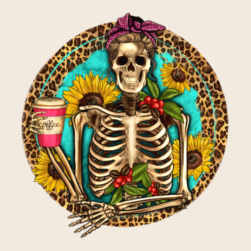 Western Skeleton Coffee Sunflowers Zipper Hoodie by Artiststas | Teevron