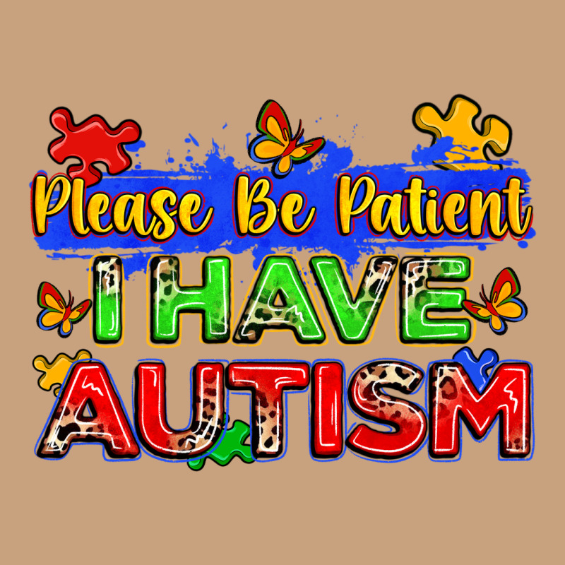 Please Be Patient I Have Autism Vintage Tee by Zillion Design Studio | Teevron