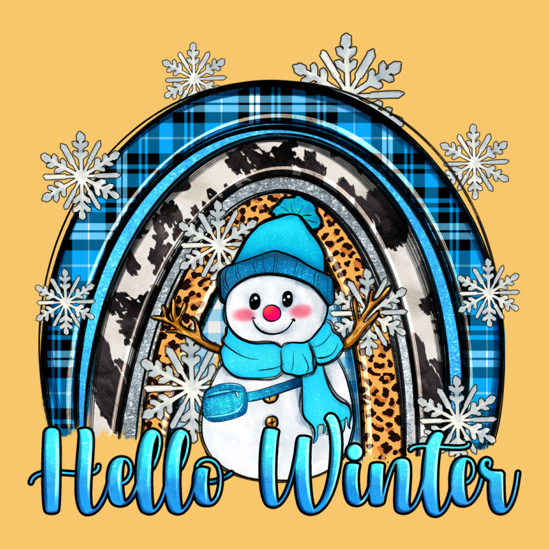 Hello Winter Rainbow Vintage Hoodie by Zillion Design Studio | Teevron