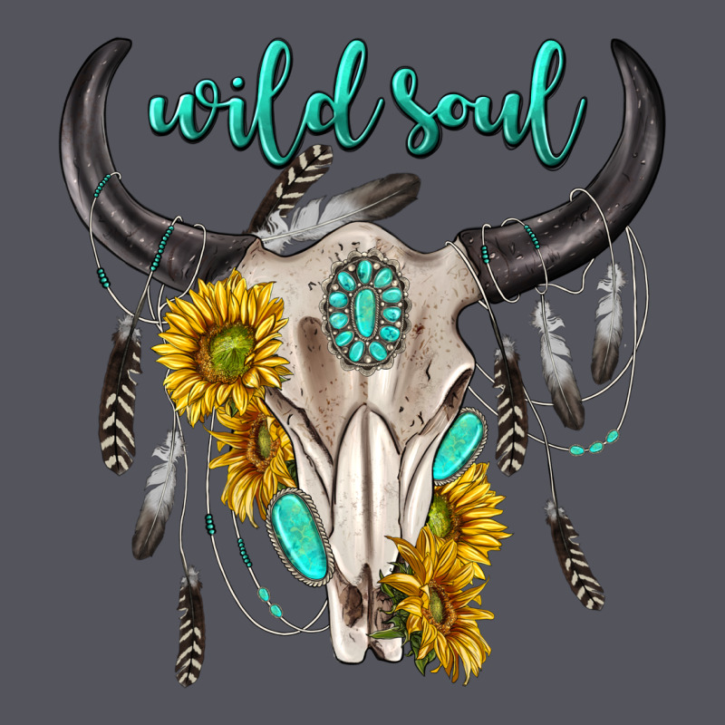 Wild Soul Boho Bull Skull Vintage Hoodie by texasbilliewilder | Teevron
