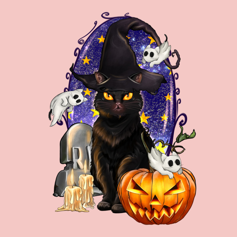 Halloween Cat And Pumpkin Urban Heavy Tee by texasbilliewilder | Teevron