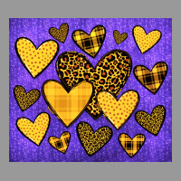 Team Spirit Color Purple And Gold Vintage Hoodie | Teevron