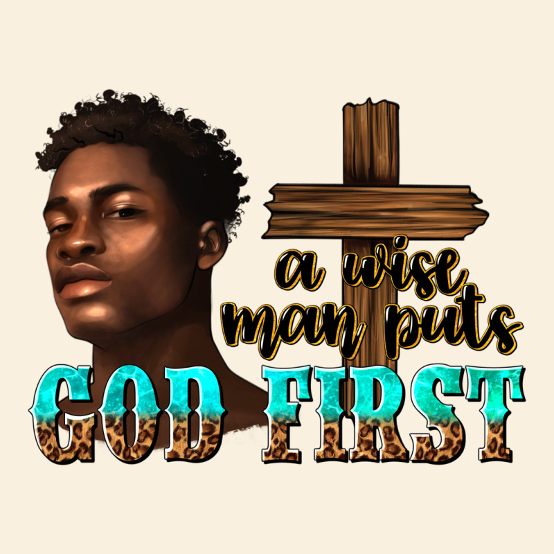 A Wise Man Puts God First Vintage Hoodie by texasbilliewilder | Teevron