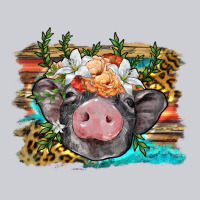 Baby Pig With Floral And Western Background Urban Hoodie | Teevron
