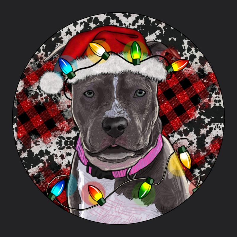 Pitbull And Buffalo Plaid Vintage Tee by RanaPortraitStore | Teevron