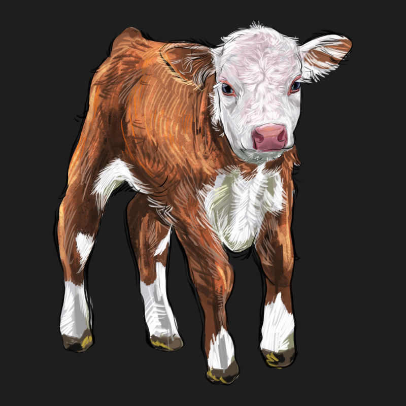 Hereford Calf Heavyweight Hoodie by LillyAllenDesigns | Teevron