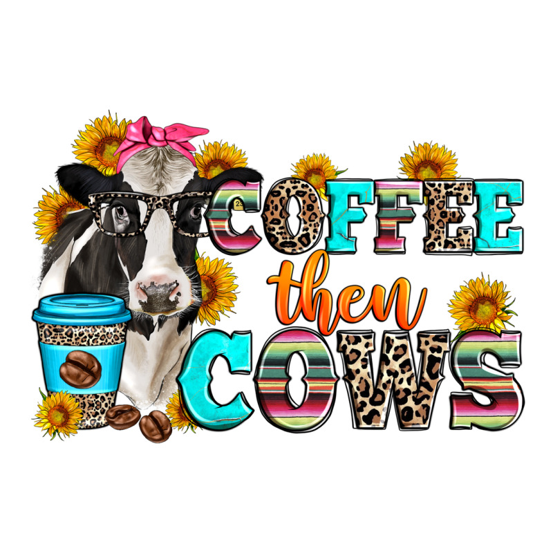 Coffee Then Cows Urban Heavy Tee by Zillion Design Studio | Teevron
