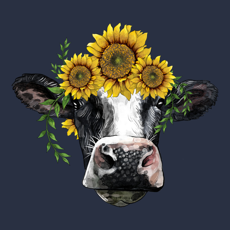 Holstein Cow With Sunflower Urban Hoodie by BarkalooDesign | Teevron