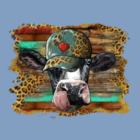 Holstein Cow With Cap And Leopard Background Urban Hoodie | Teevron
