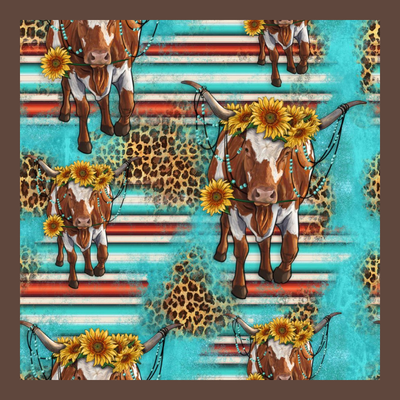 Longhorn Bull Seamless Pattern Classic Tee by HRA Design Shop | Teevron
