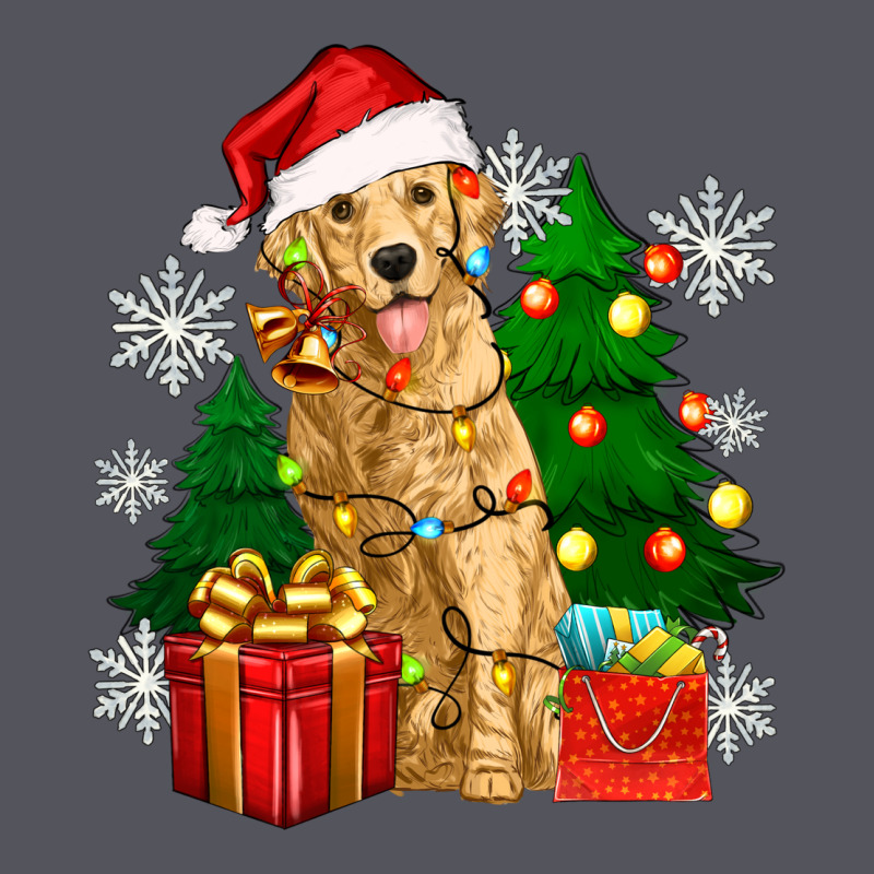 Christmas Golden Dog Vintage Hoodie by Zillion Design Studio | Teevron