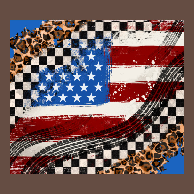 American Flag And Race Flag Long Sleeve Tee by AdoDesignShop | Teevron