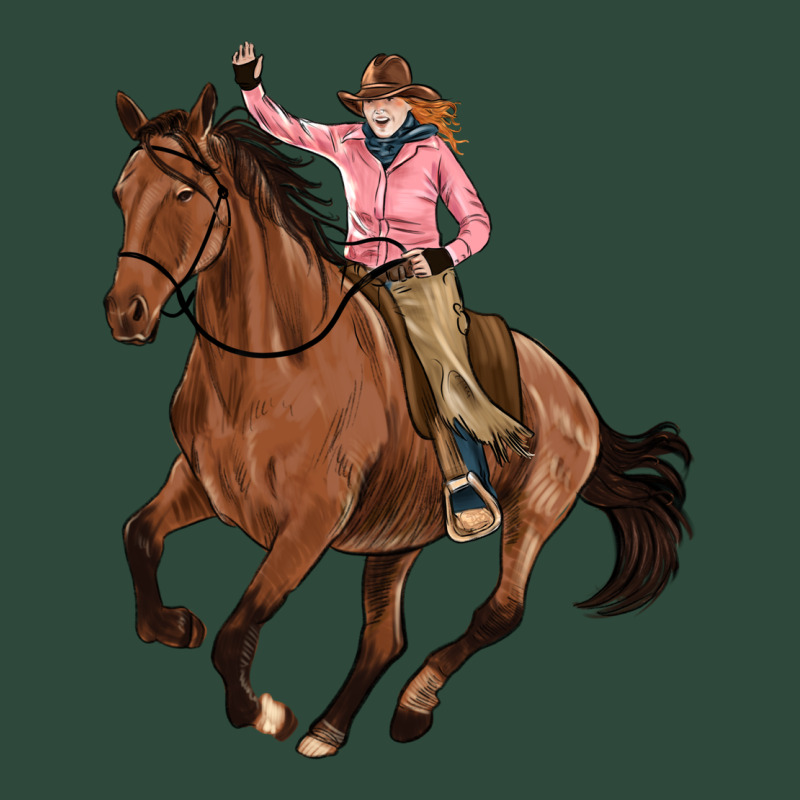 Cowgirl Zipper Hoodie by Artiststas | Teevron