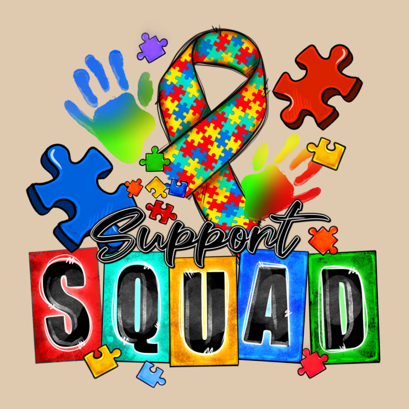 Support Squad Autism Heavyweight Sweatshirt by Zillion Design Studio | Teevron