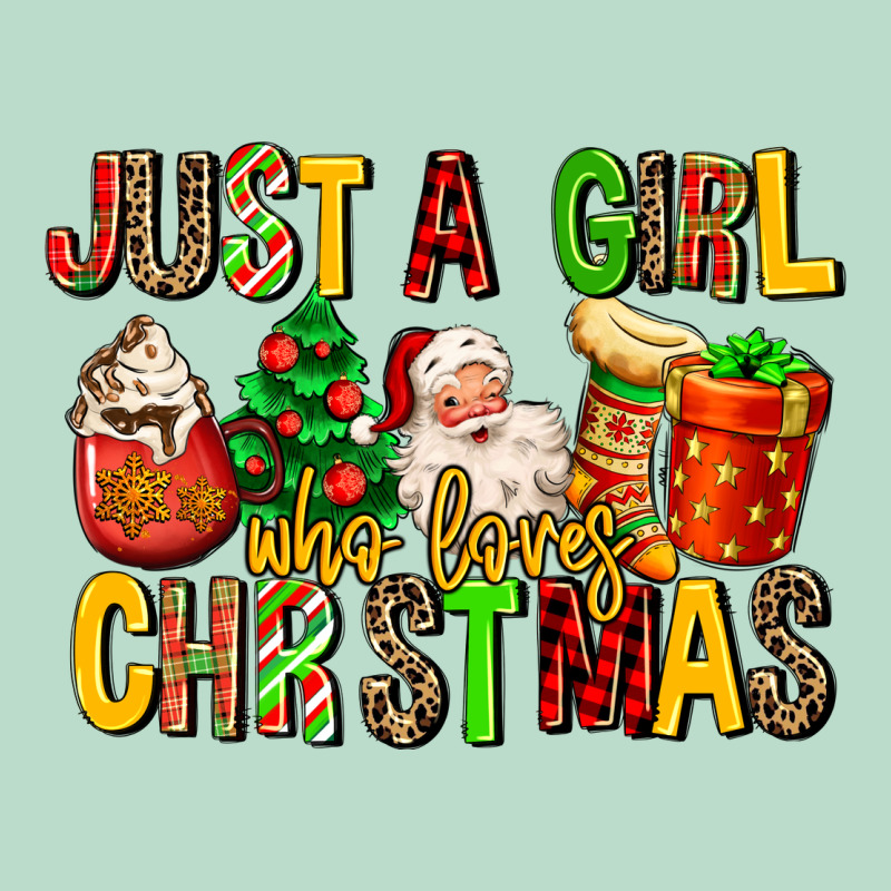 Just A Girl Who Loves Christmas Premium Hoodie by MaliasSmallBusiness | Teevron