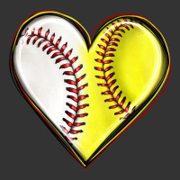 baseball and softball heart | Teevron