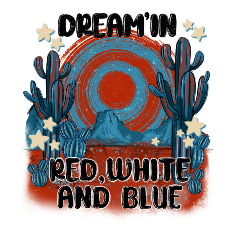 Dream' In Red White And Blue Premium Sweatshirt by MaliasSmallBusiness | Teevron