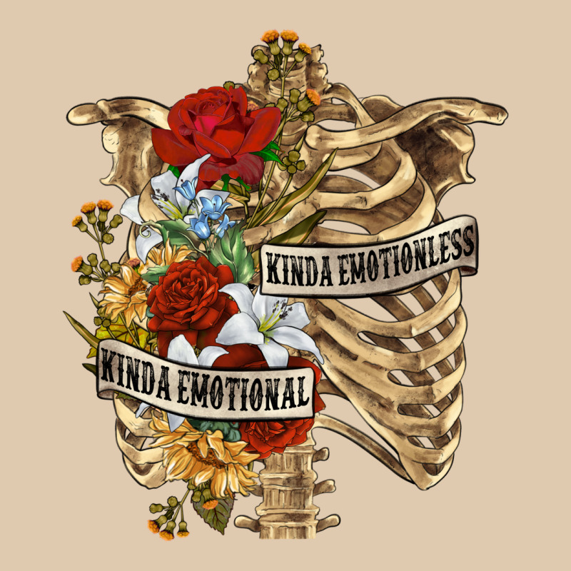 Kinda Emotionless Kinda Emotional Skeleton Heavyweight Sweatshirt by RanaPortraitStore | Teevron