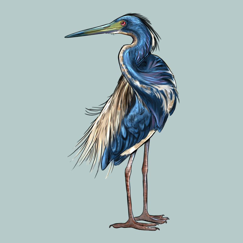 Louisiana Heron Heavy Core Tee by LillyAllenDesigns | Teevron