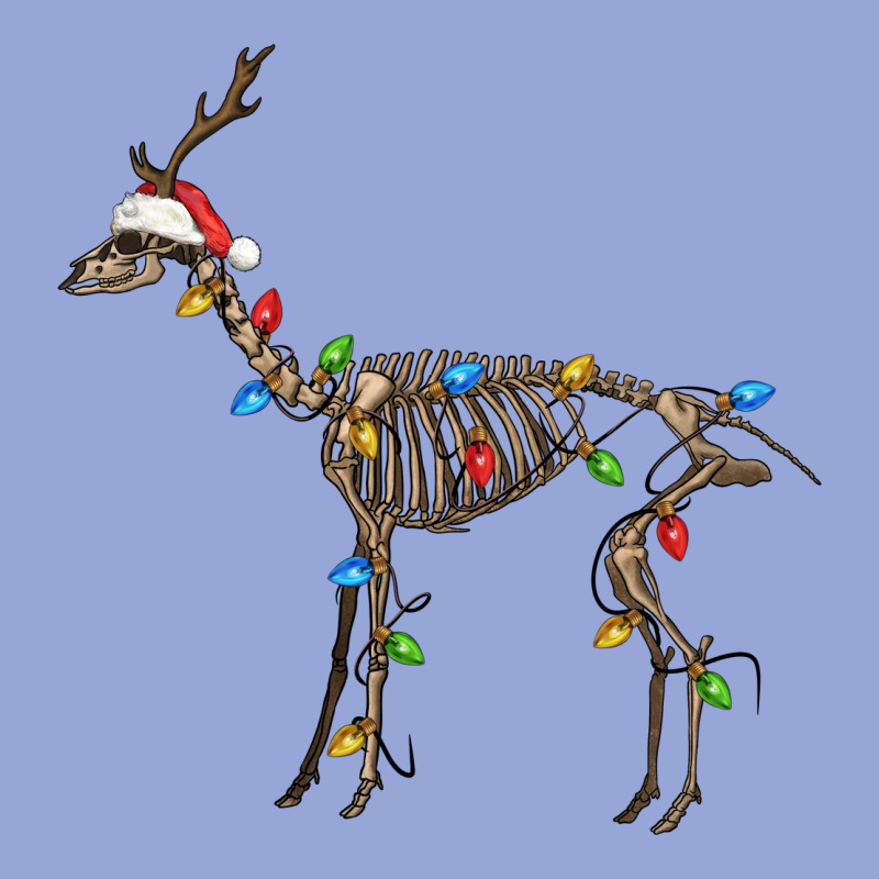Christmas Deer Skeleton Classic Tee by FaDigitalArtStudio | Teevron
